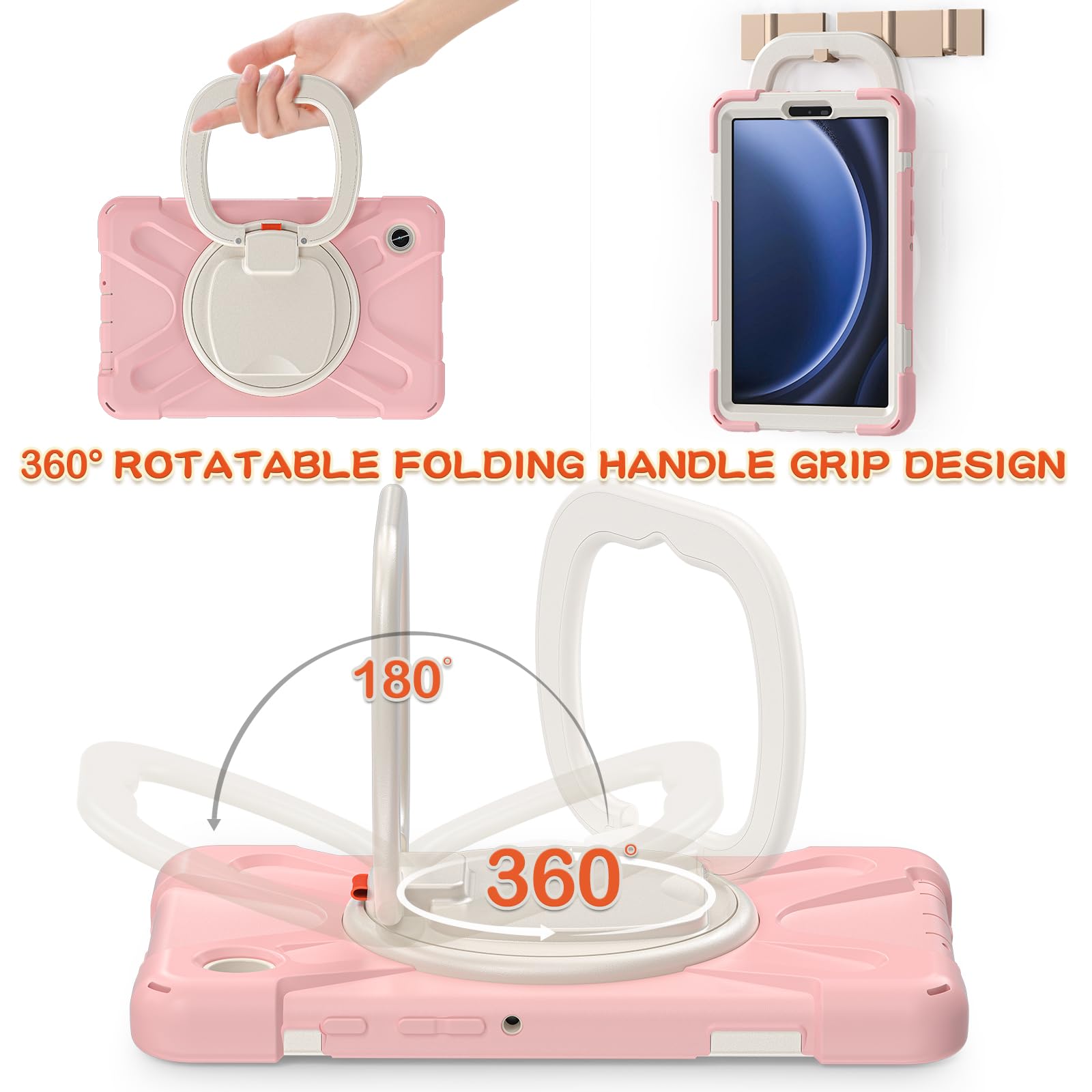 Amazon.co.jp: 360度回転 Galaxy Tab A9+ 11インチ ケース 縦置き 耐