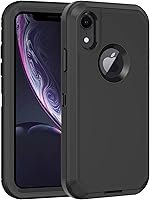 Vista 1 de Funda para iPhone XR, con protector de pantalla integrado, protección resistente contra caídas, cuerpo completo, a prueba de golpes, a prueba