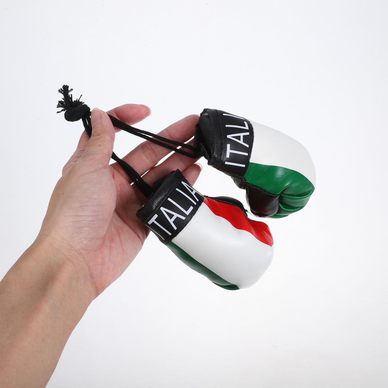 VOSAREA 1 paio di guantoni da boxe, ciondolo per guantoni da boxe, guantoni da boxe, decorazioni per auto, ornamenti in PVC