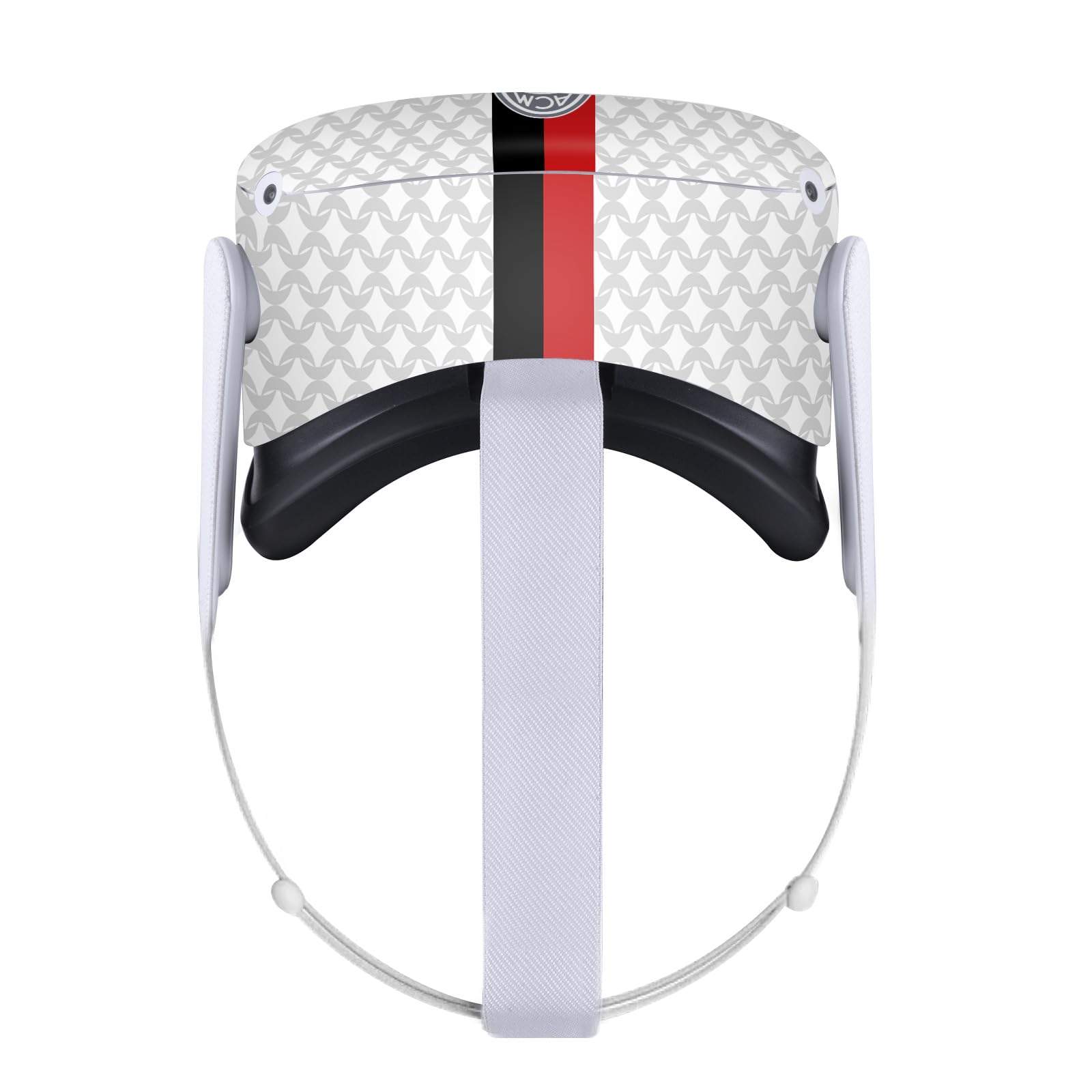 Head Case Designs Officially Licensed AC Milan Away 2023/24 Crest Kit Vinyl Sticker Skin Decal Cover Compatible with Meta Quest 2