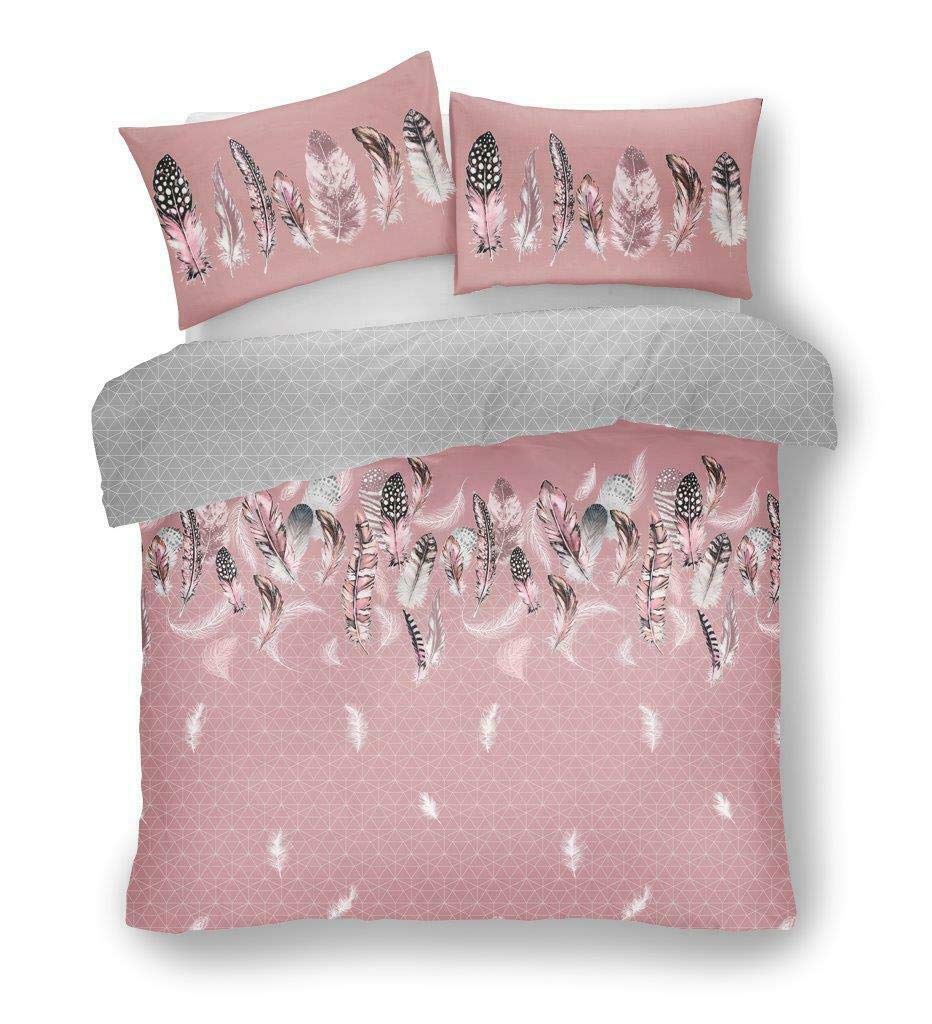 Phonxia Copripiumino 90x190 Cm Con Motivo Acchiappasogni – Set Rosa In Microfibra, Stampa Reversibile, Con Cerniera E 2 Federe 65x65 Cm - 4