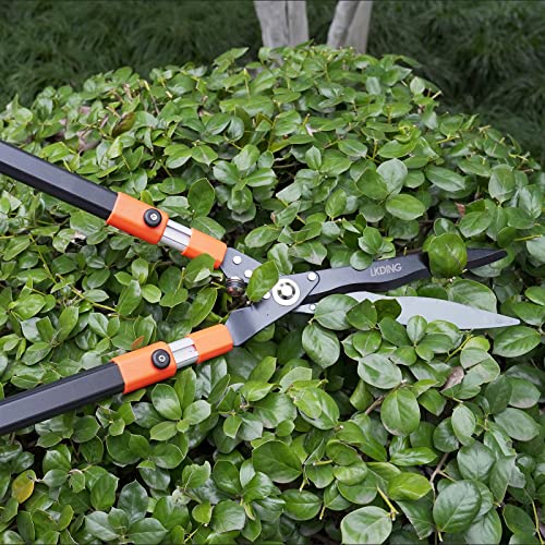 Lkding Hedge Shears Heavy Duty 32.5"-43" Extendable Handle Professional Garden Clippers Pruning Scissors Trimmer Yard Landscaping Tool #TOP4