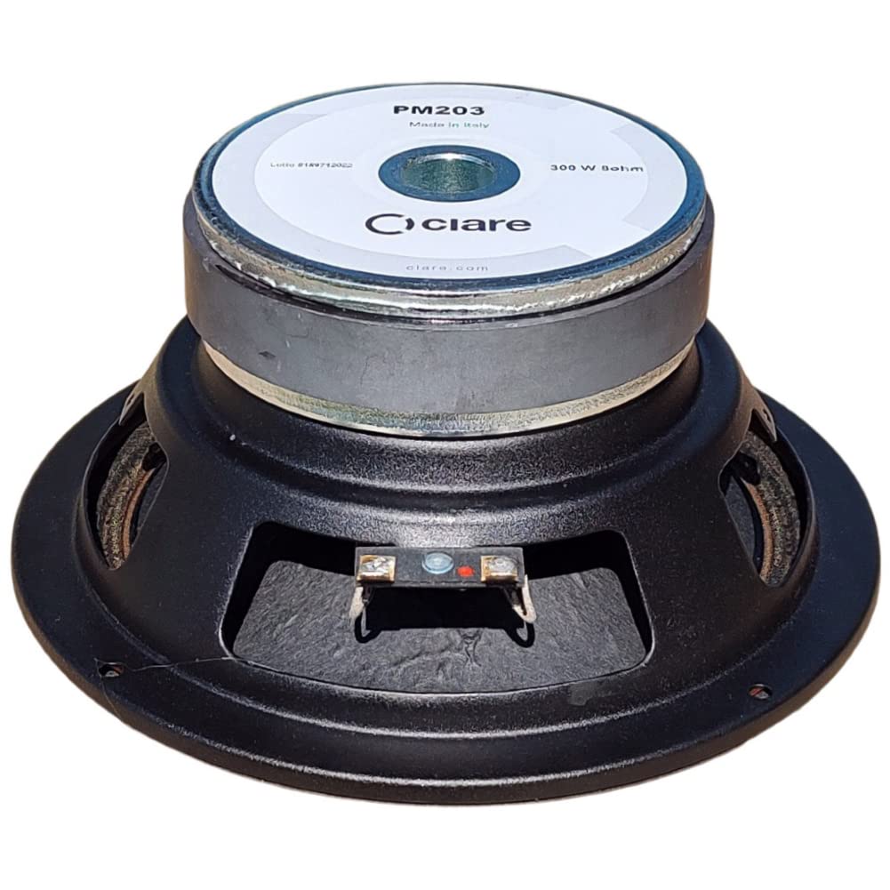 1 altoparlante CIARE PM203 extended range da 20 cm 200 mm 8" di diametro da 150 watt rms e 300 watt max impedenza 8 ohm per casa party, 1 pezzo