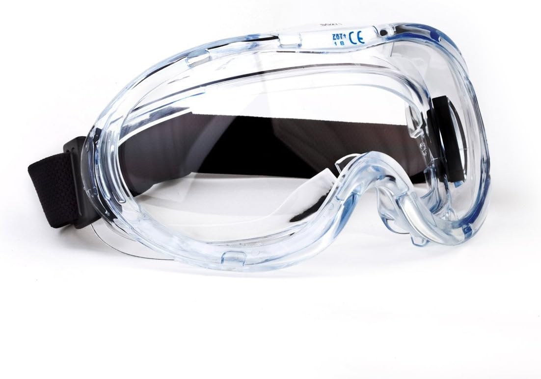 TR Industrial Anti-Fog Approved Wide-Vision Lab Safety Goggle, ANSI Z87.1 App...