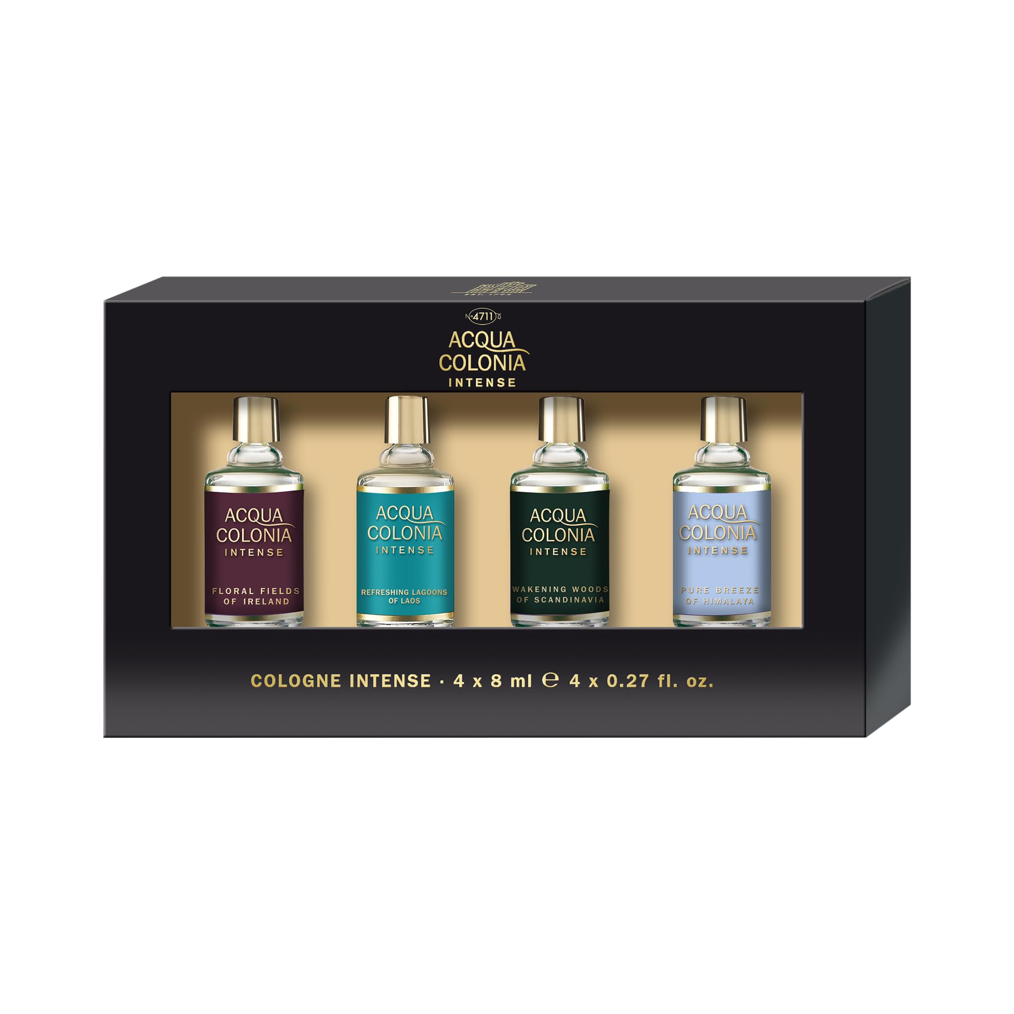 ACQUA COLONIA COLOGNE INTENSE 4本セット Buy 4711 Acqua Colonia Intense Eau de Cologne Set 4 x 8ml | Unisex