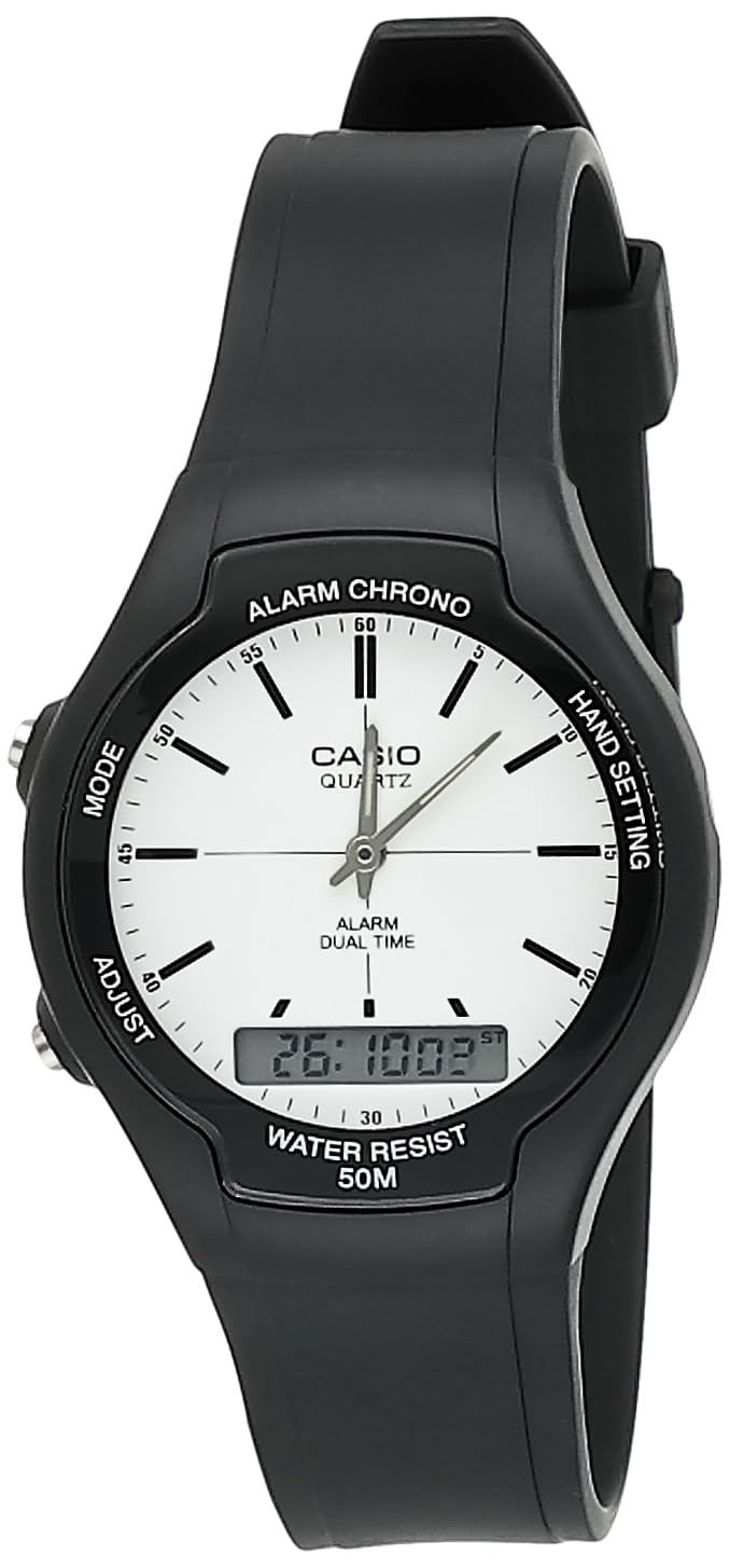 Casio Men's Digital Quartz Watch with Rubber Strap LW-200-2BVDF