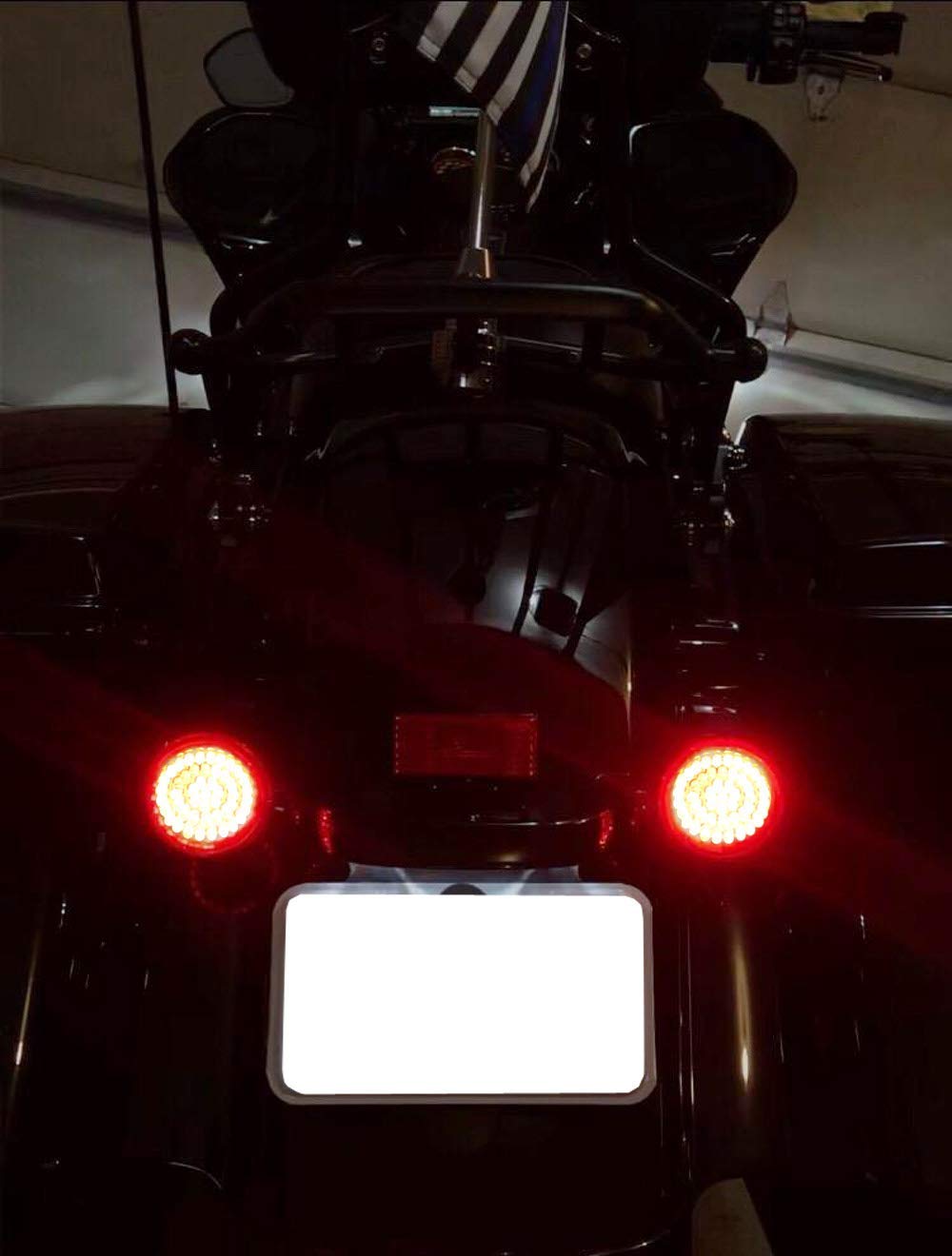 Amazon | iJDMTOY 2インチホワイトハロー/アンバーインナー1157