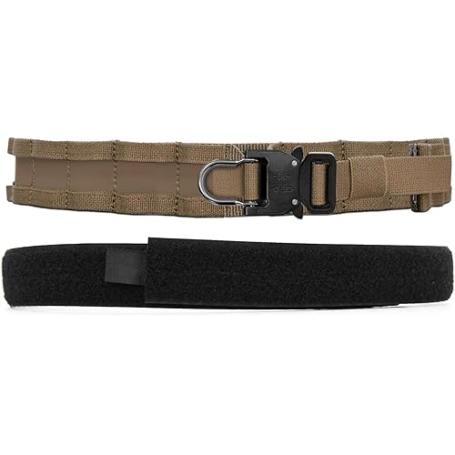 TEGRIS BATTLE BELT | Navy SEAL Designed, Tested & Guaranteed | Heavy Duty Tactical & Molle Gear