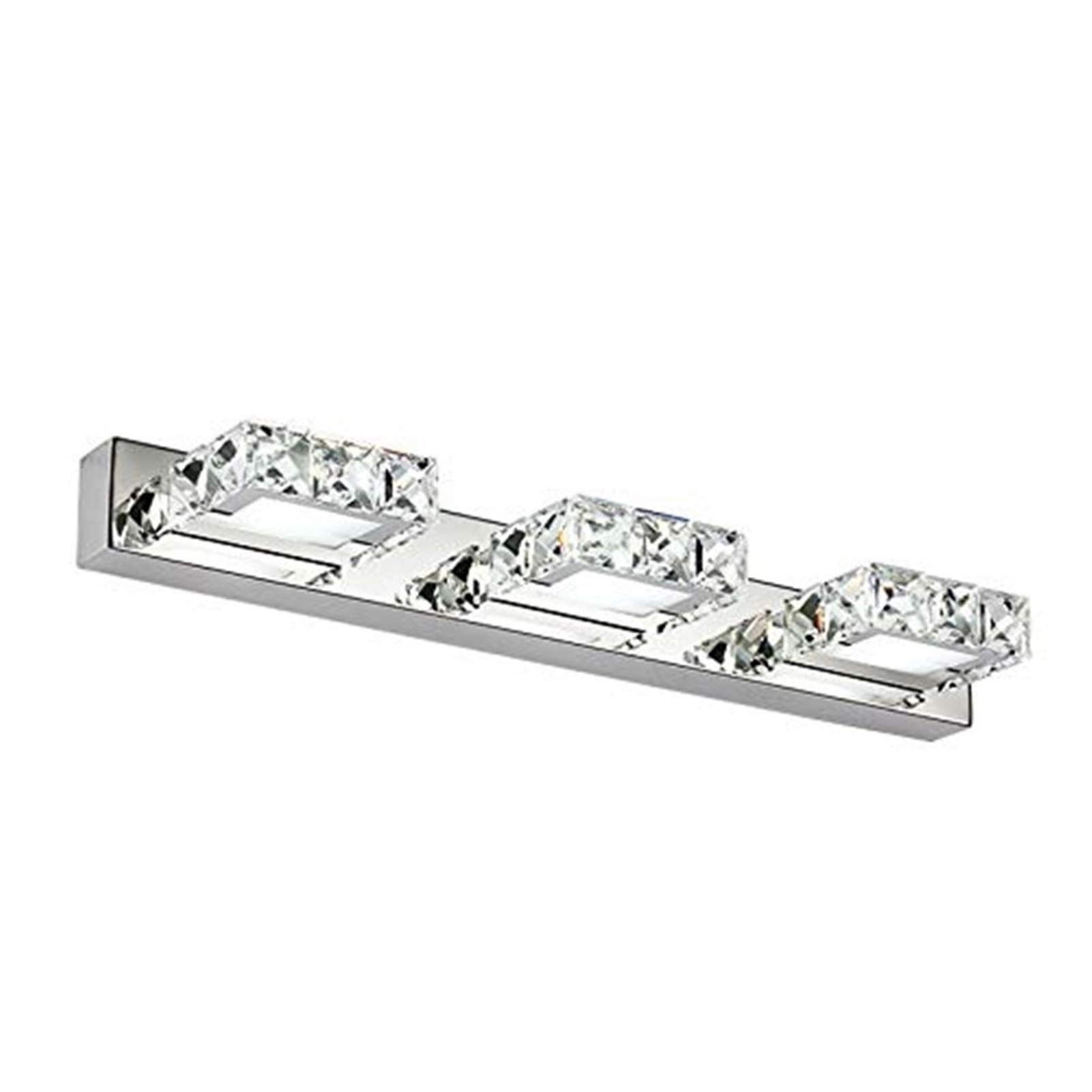 9W kryształowe oświetlenie lustrzane Led Vanity Light lustro do łazienki sypialnia toaletka lustro reflektor światło (rozmiar: 46 cm)