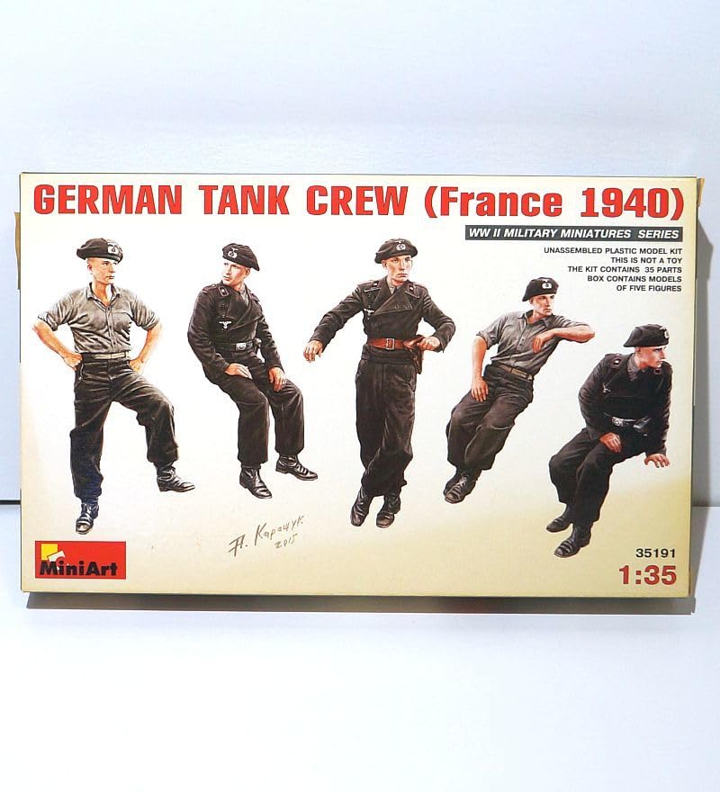 ミニアート 1/35 35191 ドイツ戦車兵 (フランス 1940) WWⅡ ドイツ