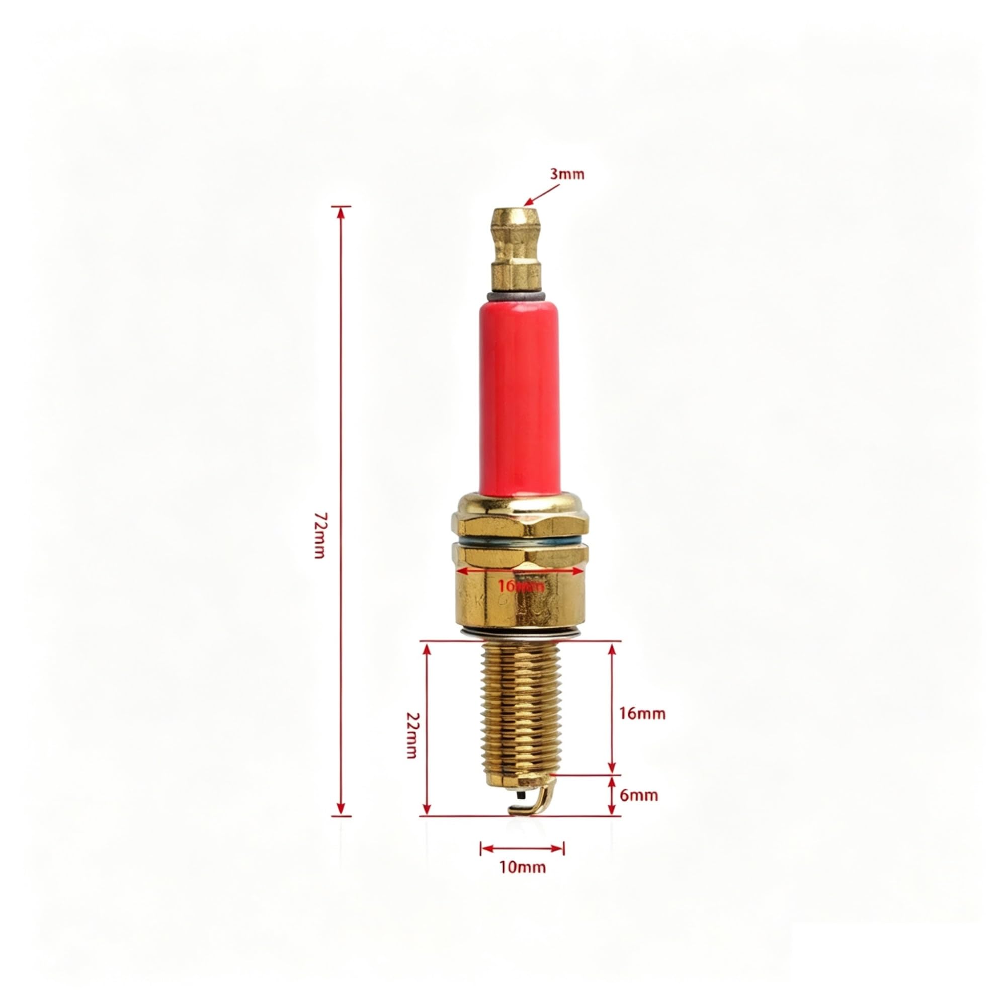 Candela In Ceramica For Moto CR8E Adatta CR8EB CR8EK CR9E B8RTC | Candela di ricambio, la combustione stabile garantisce un funzionamento regolare del motore(4 pcs)