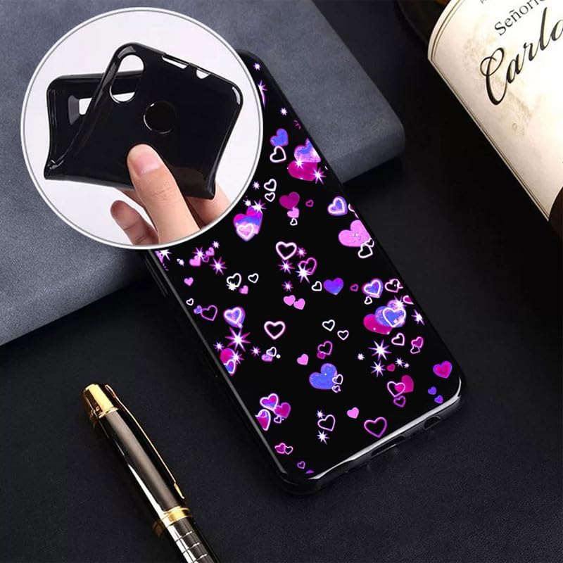 for Doogee DK10 Case, 2 Pieces Shockproof Soft TPU Bumper Shell, 360° Drop Protection Shell Ultra-Thin Soft Silicone Cover for Doogee DK10 (6.67") - Love Bubbles