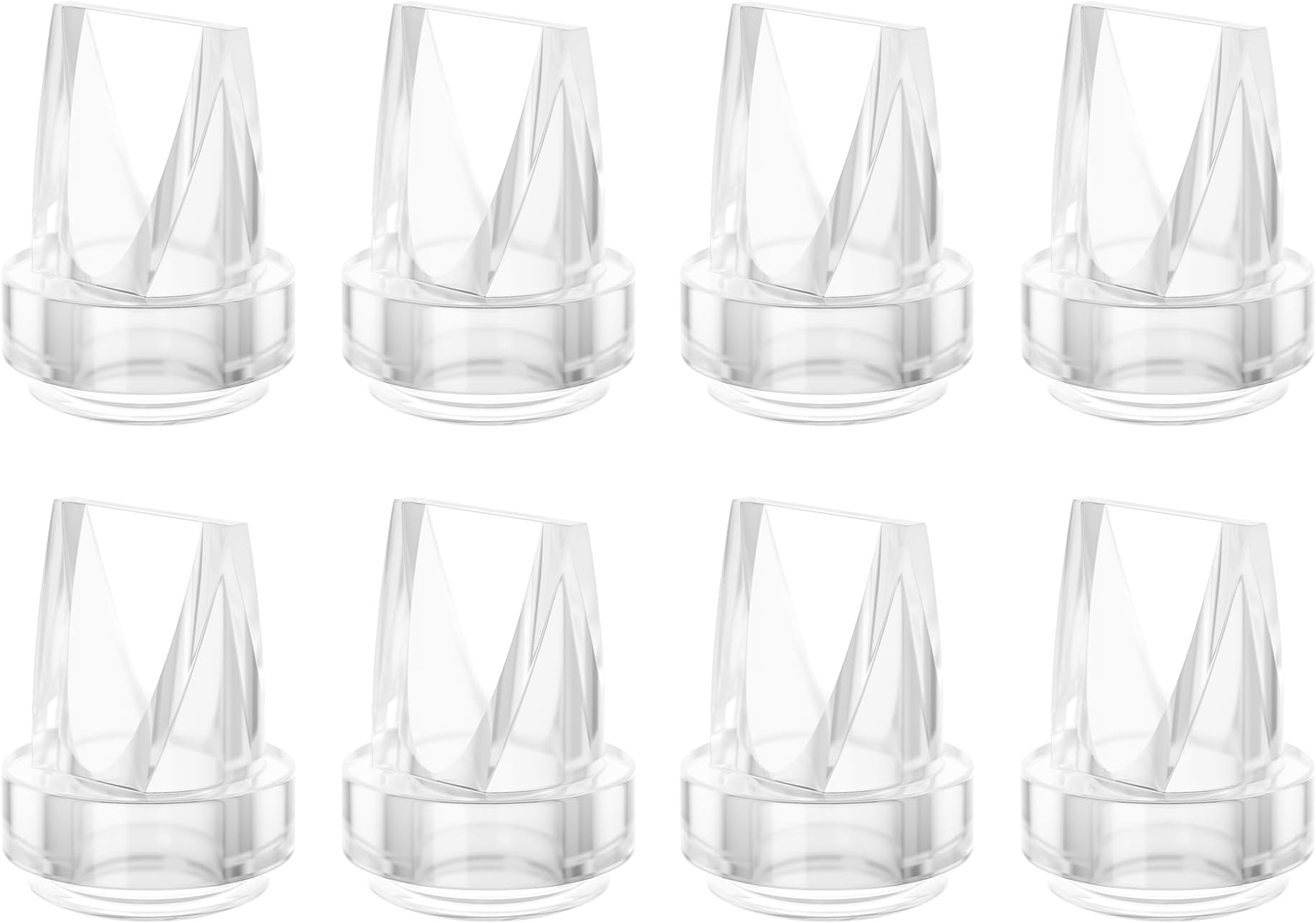 8PCS Duckbill Values Compatible with eufy E10 S1 S1 Pro MomMed S21,S32 Breast Pump Replacement Pump Parts Accessories