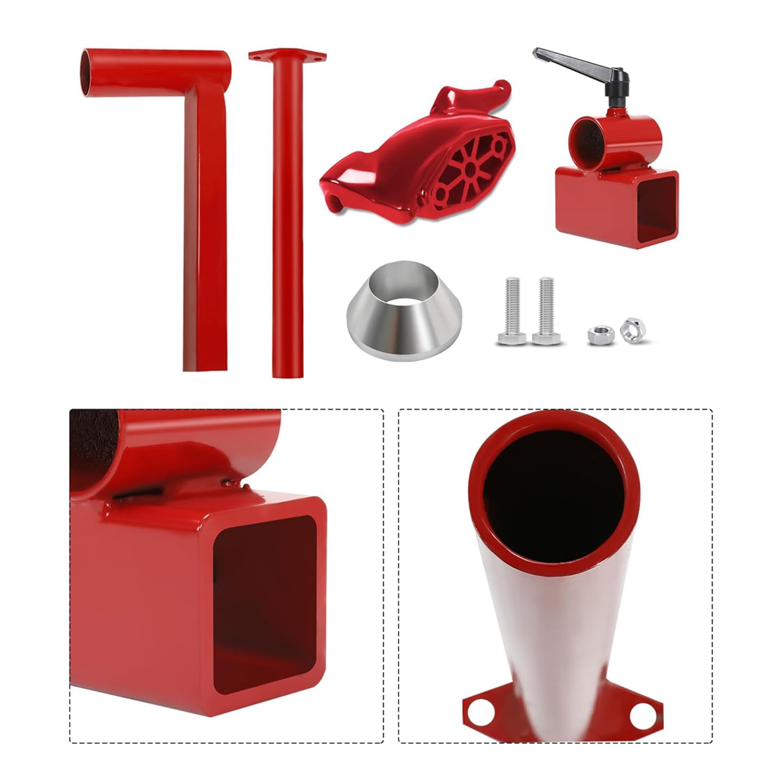 Maniglia estesa Sistemi di Leva Strumenti Pesanti Strumento Smontagomme in acciaio Adattatori testa d'anatra aggiornati Per Veicoli Moto Lungo Servizio Tire Bead Breaker Con Duck Head