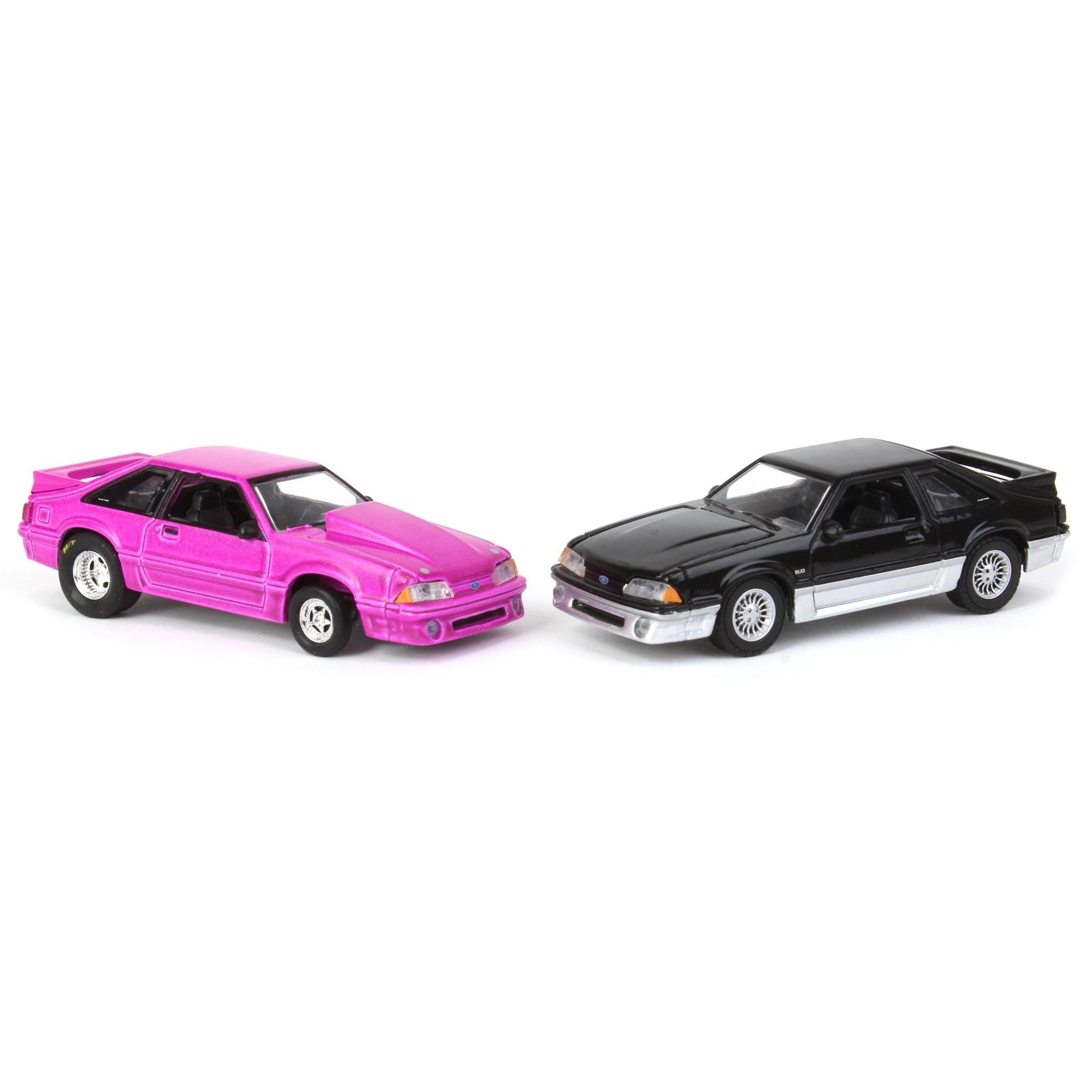 Amazon.com: 1/64 Twin Pack 1988 Ford Mustang GT Black/Silver