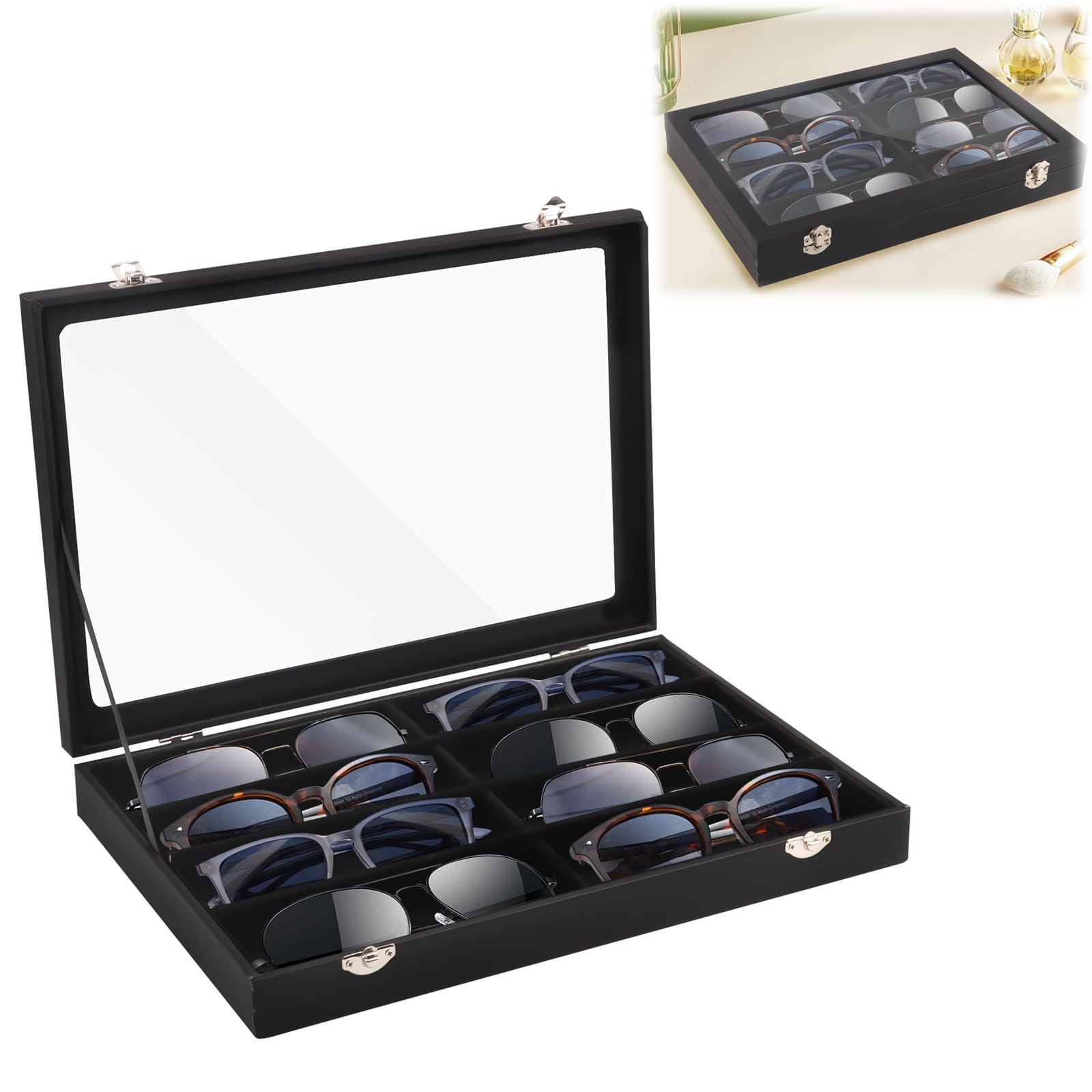 Amazon.co.jp: メガネ サングラス 収納ケース ボックス コレクション