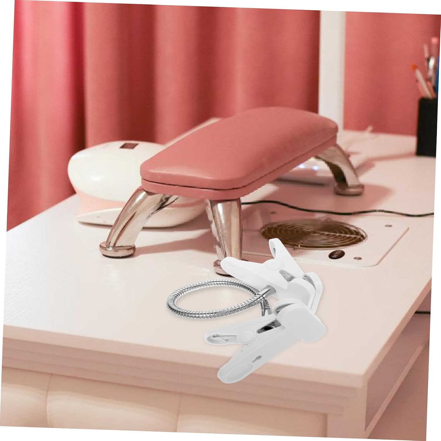Ipetboom Nail Practice Hand Clip Holder Double-headed Design for Secure Stability Nail Art Practice Versatile Manicure Tool for Skill Improvement and Creativity