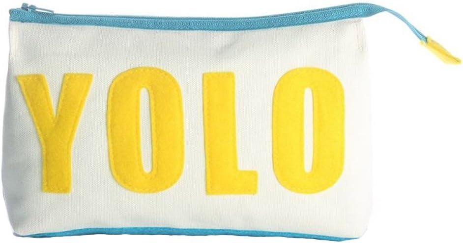 "YOLO" Makeup Case by Alexandra Ferguson