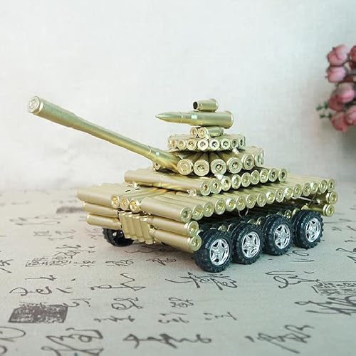 Jcnart Metal Vintage Bullet Shell Casing Tank Statue For Office Home Desktop Sculpture Farmhouse Christmas Holiday Décor (Xl-Size) #TOP4