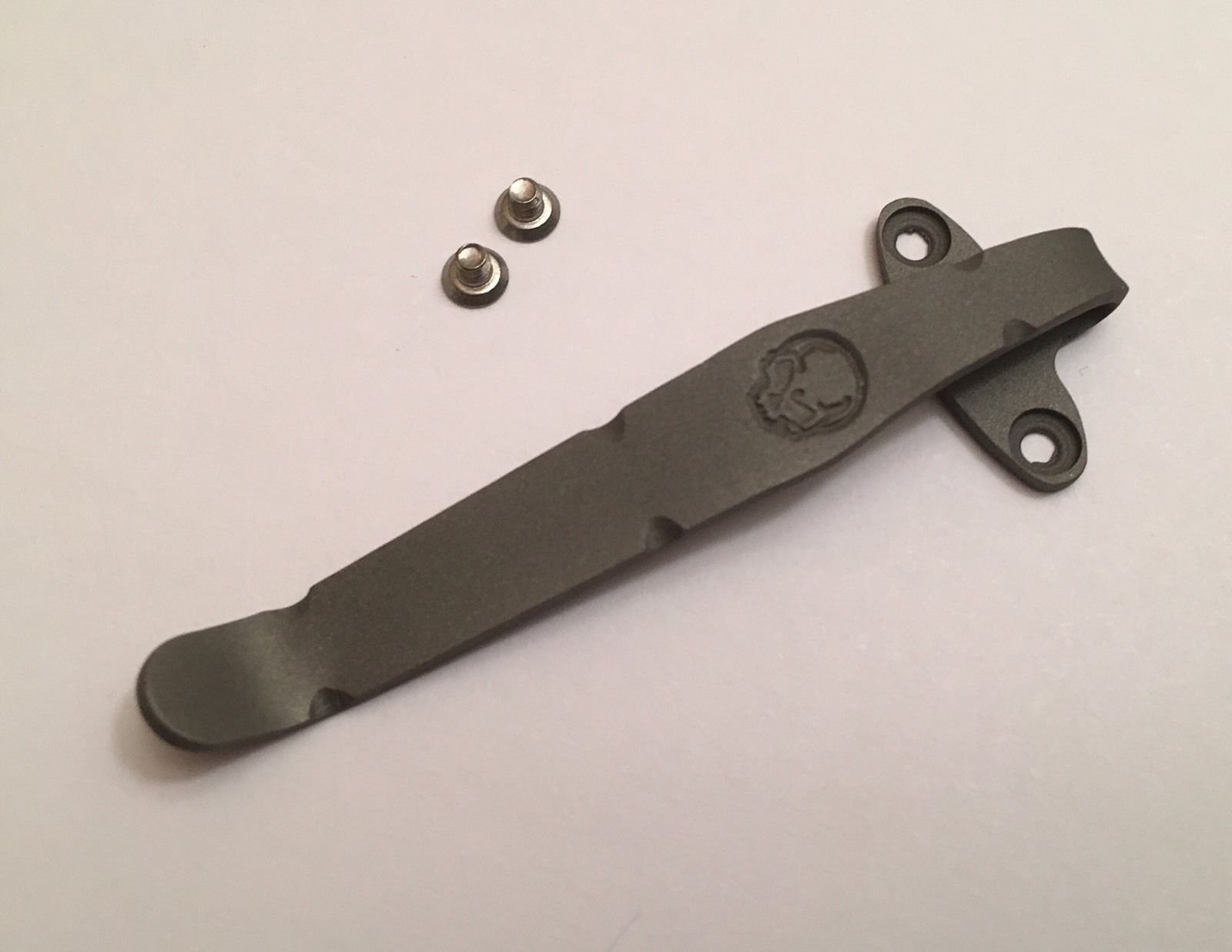 Titanium Pocket Clip For Benchmade 3300 Infidel 3350 Mini-Infidel OTF Bead Blasted Finish