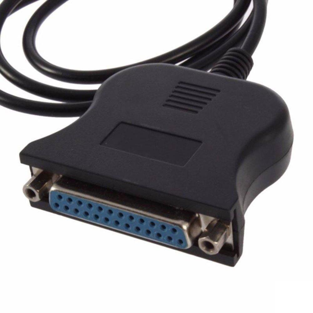 Cavo Adattatore USB maschio Parallelo 25 pines BD25 per Stampante con porta parallela, lungo 90 cm