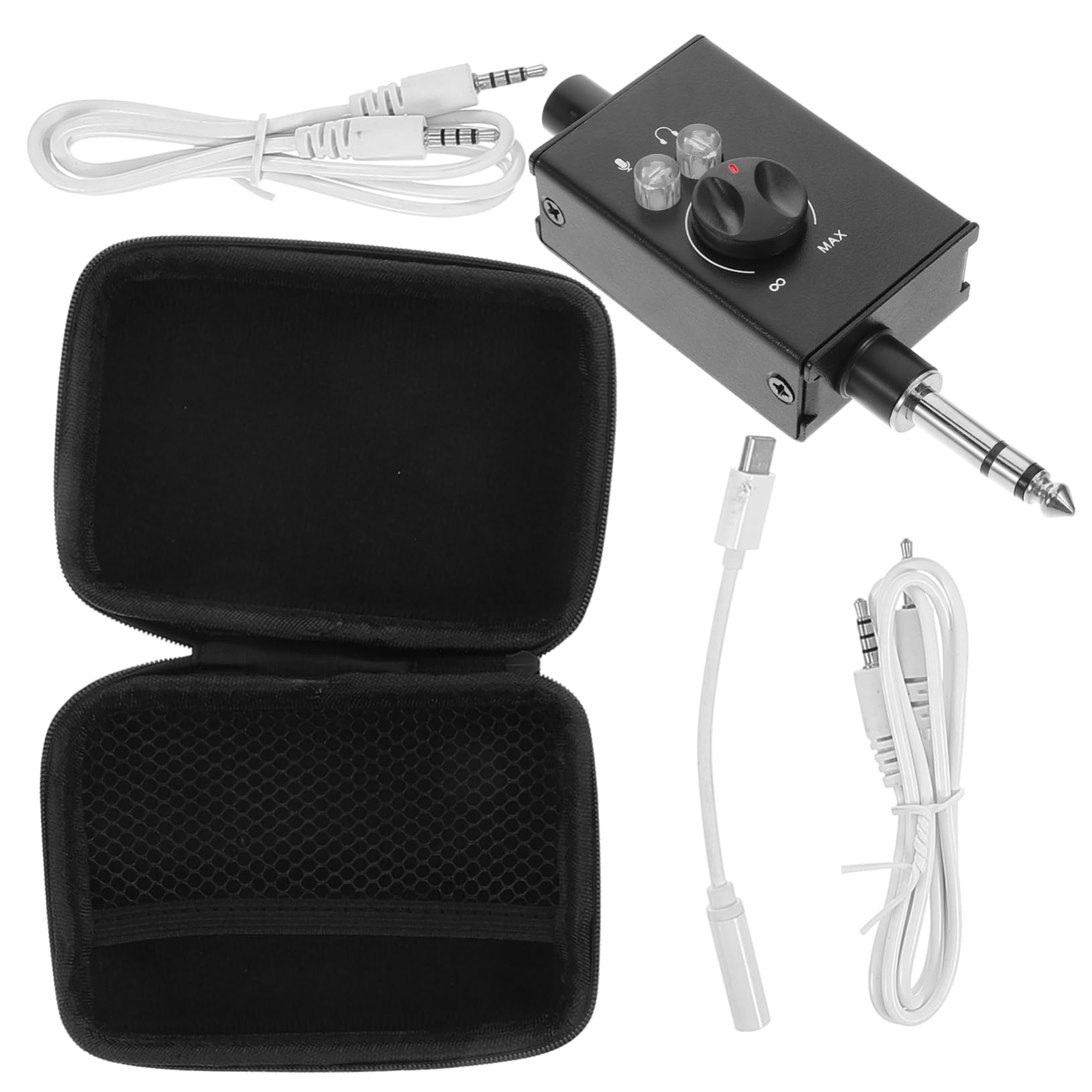 OFFSCH Live Sound Console Converter Pc Audio Mixer Mixing Desk Live Voice Changer Intuitive Interface Compatible with Computers Phones