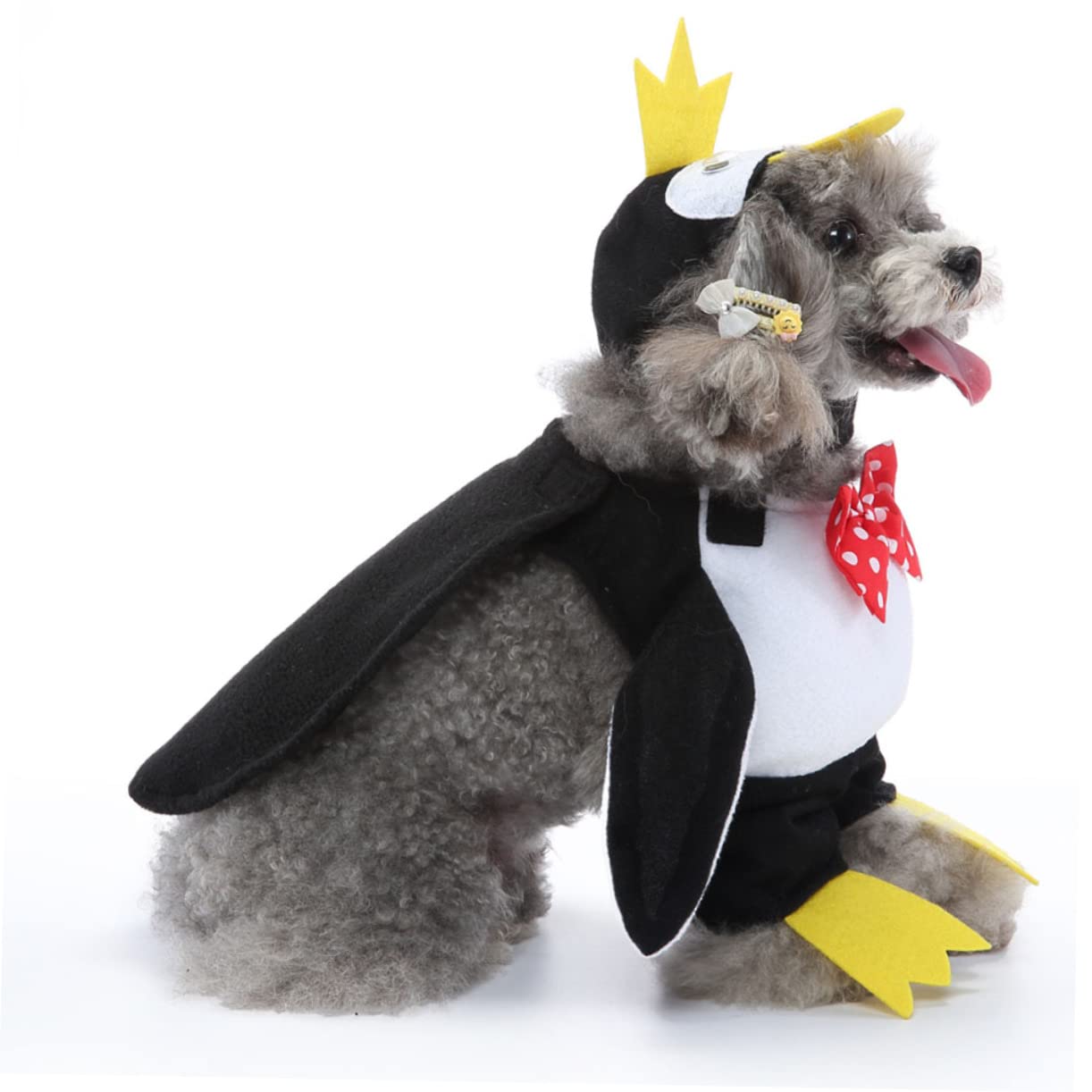 BESPORTBLE 4sätze Penguin Hundekostüm Für Haustiere Lustiger Umhang Für Halloween Partys Leicht Und Tragbar Für Kleine Mittelgroße Hunde Deko Für Anlässe Fotoshootings