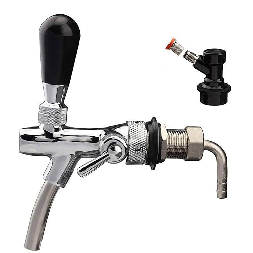 OneBom Beer Tap with Flow Control, Beer Draft Faucet Adurable,