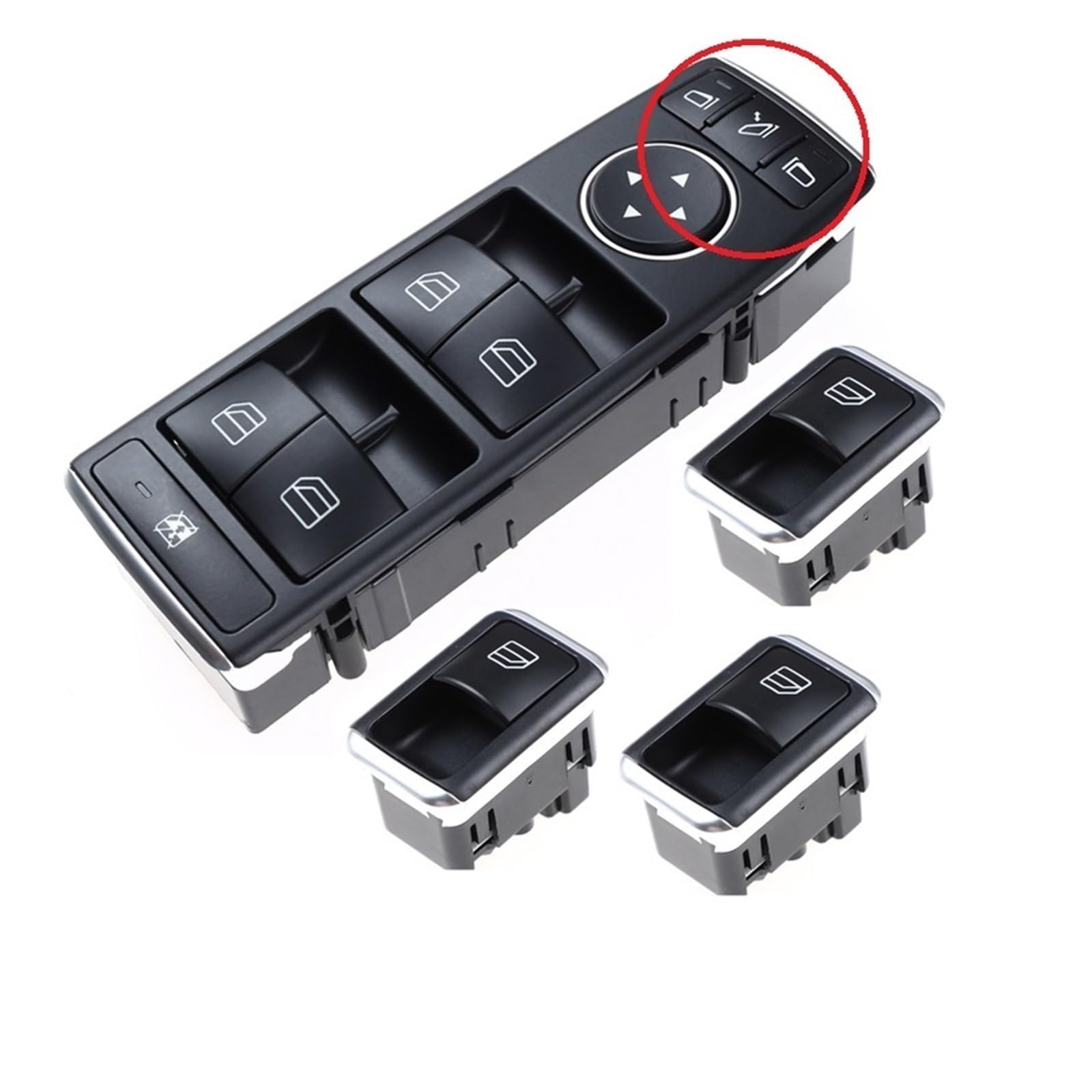 Interrupteur de vitre électrique bloqué ? Réparez votre Benz W204 C117