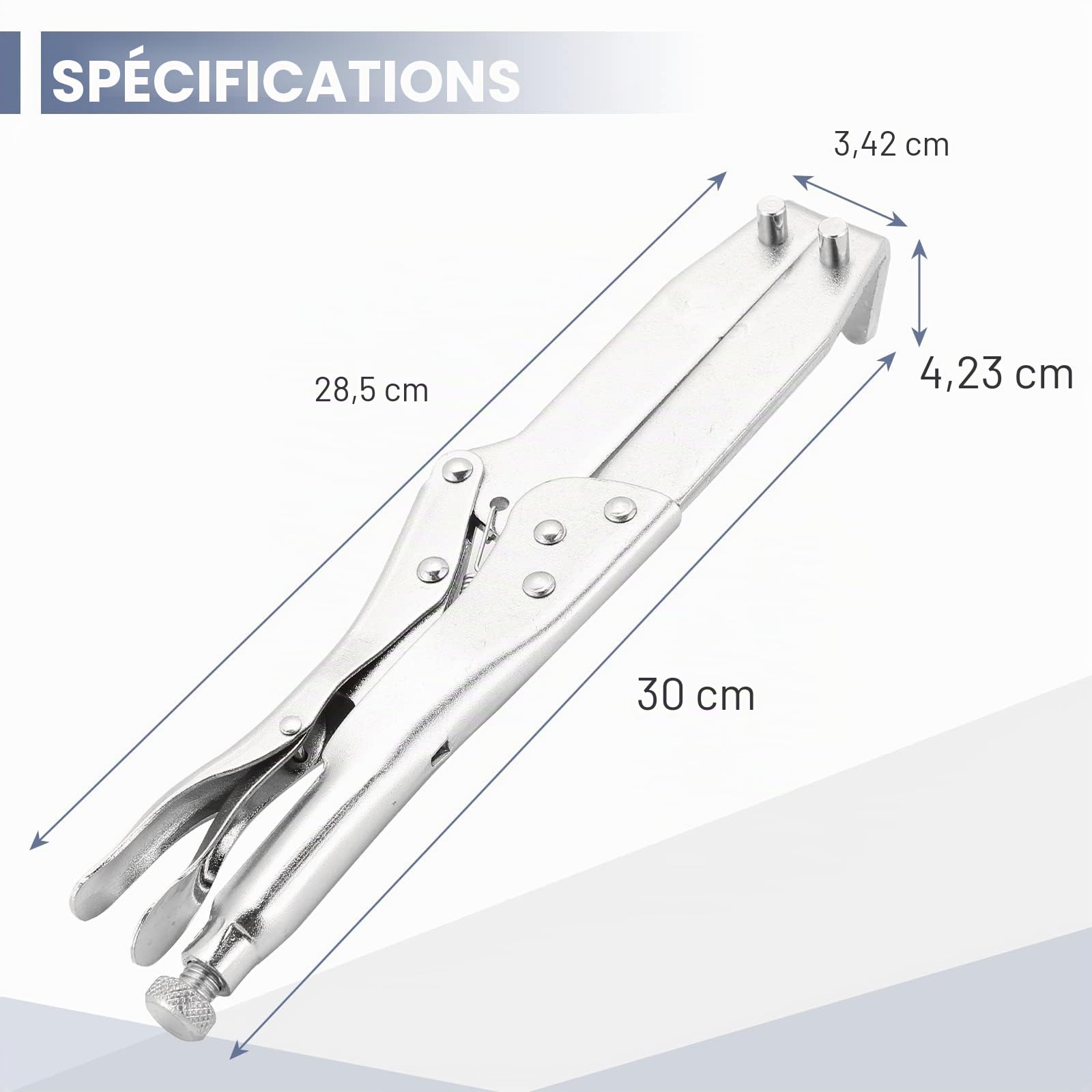 ATPEAM Pince de Retenue de Boîte d’Embrayage, Outil de Maintenance pour Moto, 300mm, Support de Panier d'Embrayage pour Réparation