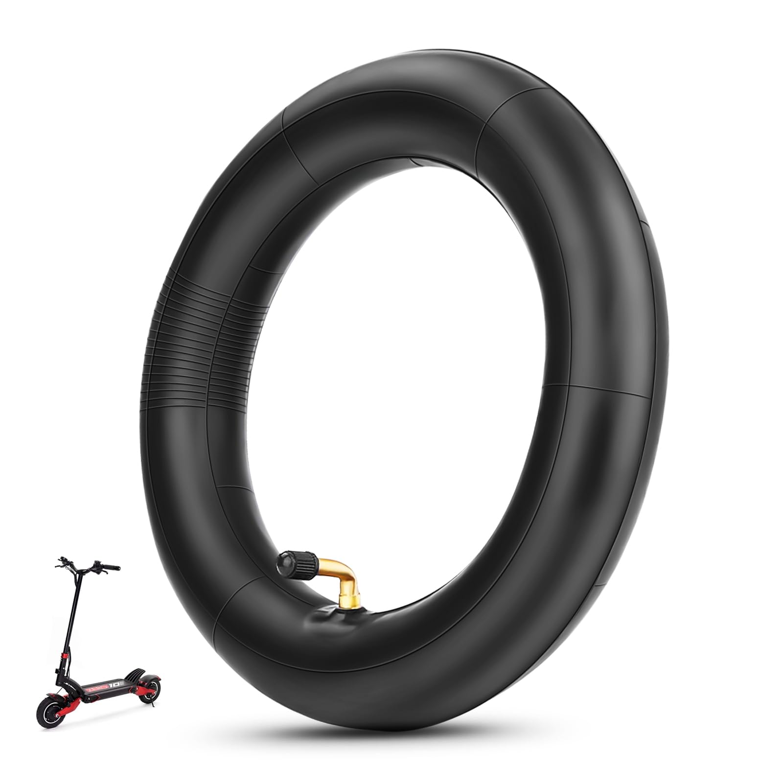 Coppia Pneumatici 80/65-6 + Tubi – Per Monopattino Elettrico Zero 10X, Apollo, Vsett, Gomme Stradali - 3