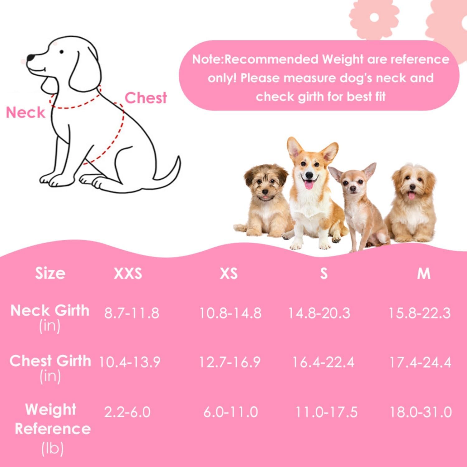 SlowTon Small Dog Harness - No Pull Dog Harness and Leash Set, Soft Mesh Lightweight Puppy Vest Harnesses, Adjustable Pet Harnesses for XXS XS Small Medium Easy Walk Hiking (Pink, XXS) - Image 3