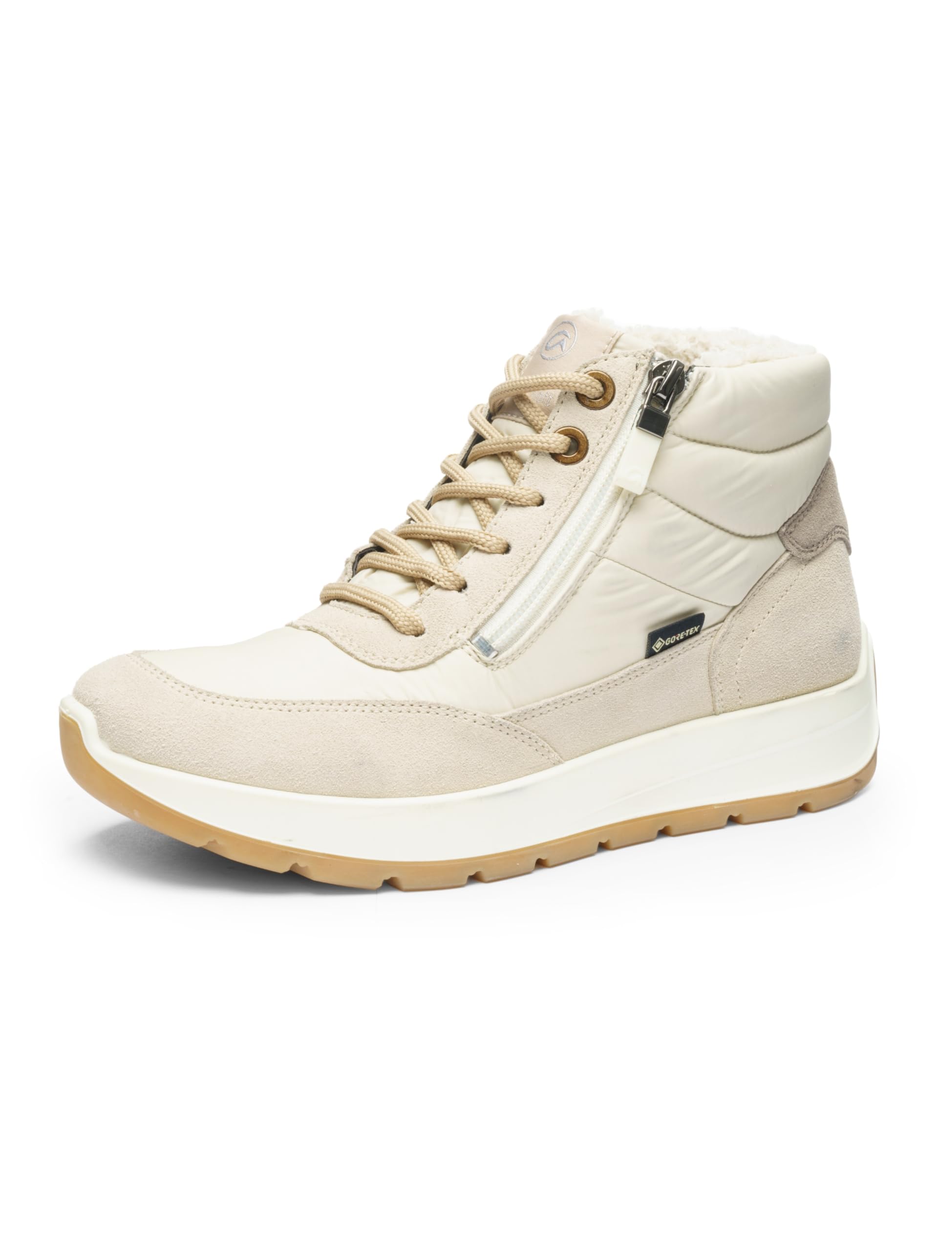 ARA Damen Schnürstiefelette New York schwarz,Amarone