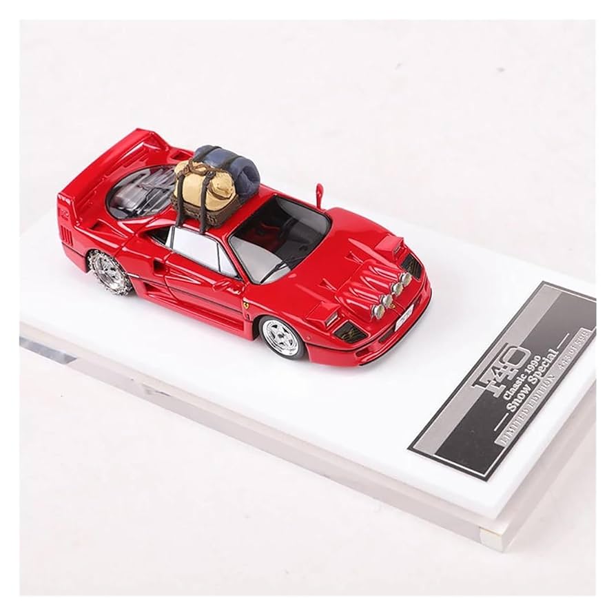 Amazon | ミニカー 1:64 フェラーリ F40 クリスマス雪バージョン