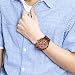 BEWELL Relojes Madera Hombre Cronógrafo Cuarzo Japonés con Correa de Madera Día...