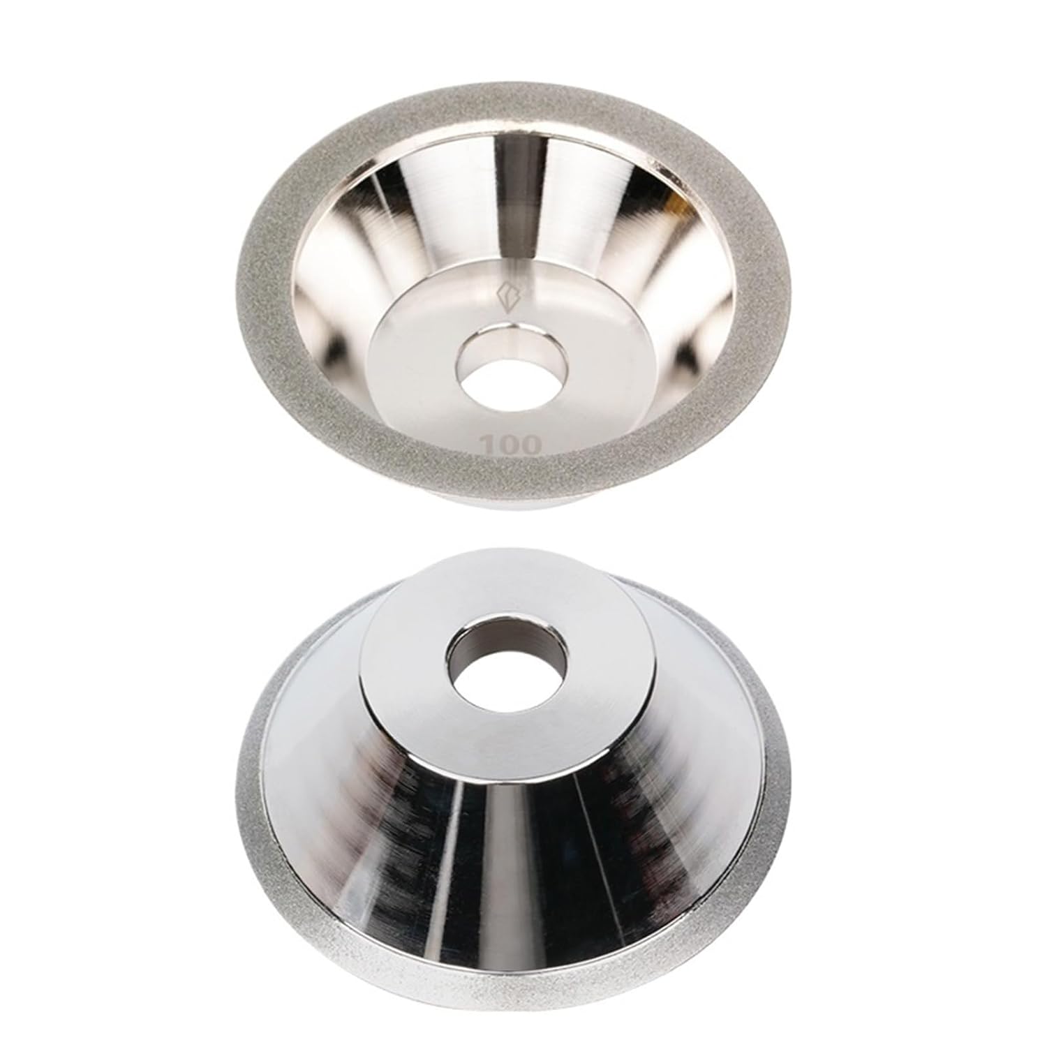 100mm Diamond Grinding Wheel Cup Shaped Diamond Wheels DIsc for Tungsten Steel Milling Cutter Tool Sharpener Grinder(Grit 240)