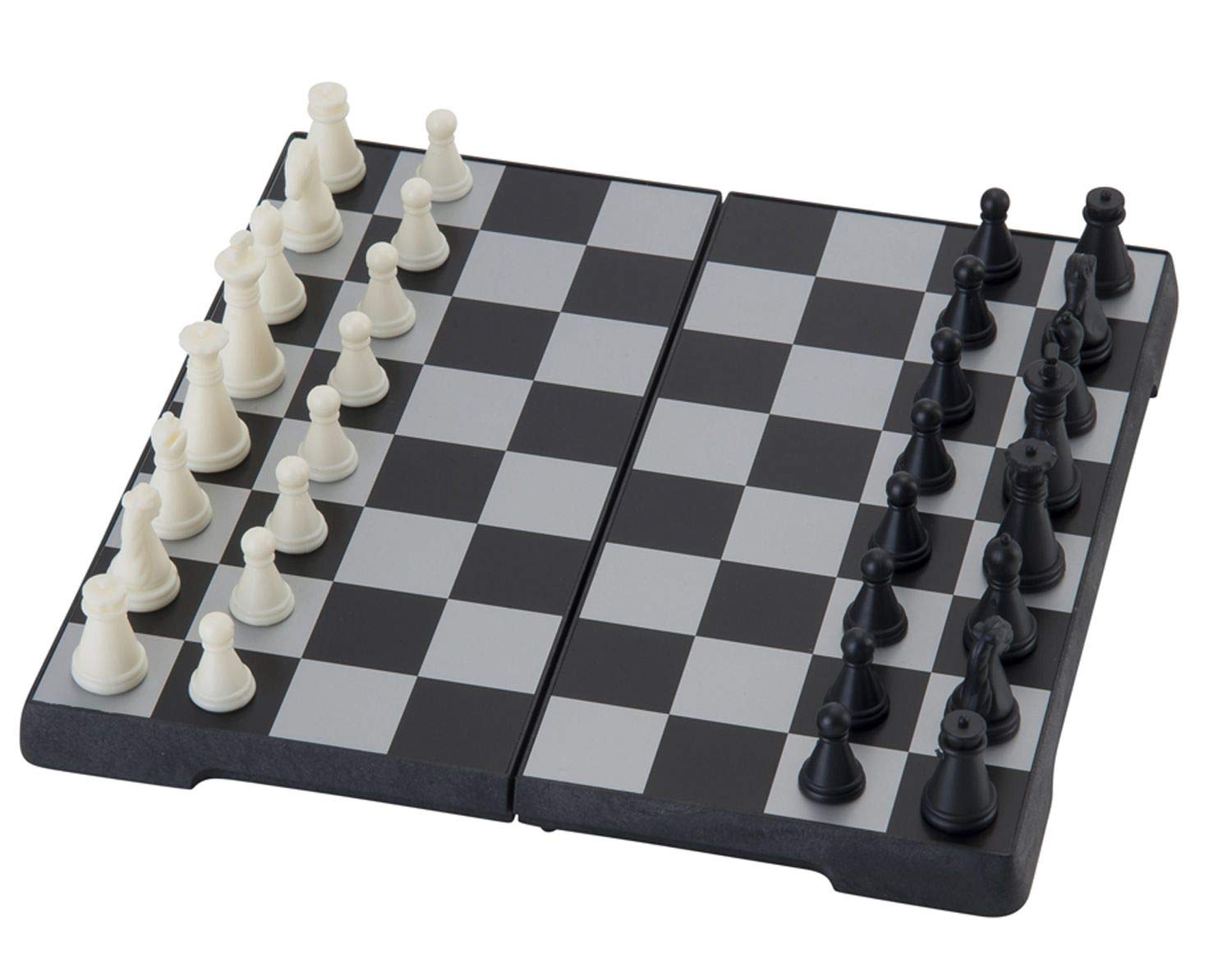 Engelhart – 200711 – Magnetyczne szachy podróżne – plansza 16 cm – składana – figury z magnesami – kompaktowe – 6+