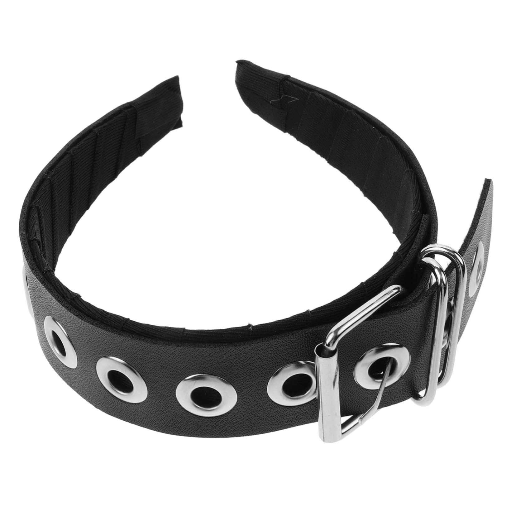 Ipetboom 5 Sztuk Czarnych Opasek Skórzana Opaska Opaski Dla Dziewcząt Dekoracja Punk Style Akcesoria Opaska Do Włosów Punk Style Ozdoba Do Włosów Opaski Na Głowę Punk