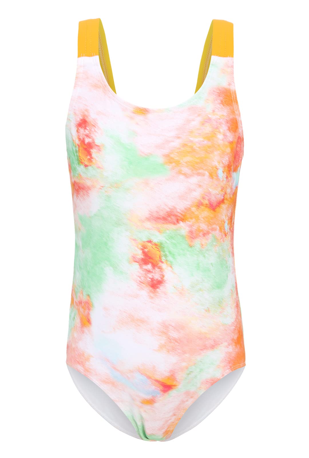 Traje de baño de una pieza para niñas Bañador Natacion Ropa de Niña Tie Dye, Tie Dye 102a / Chica, 5-6 Años