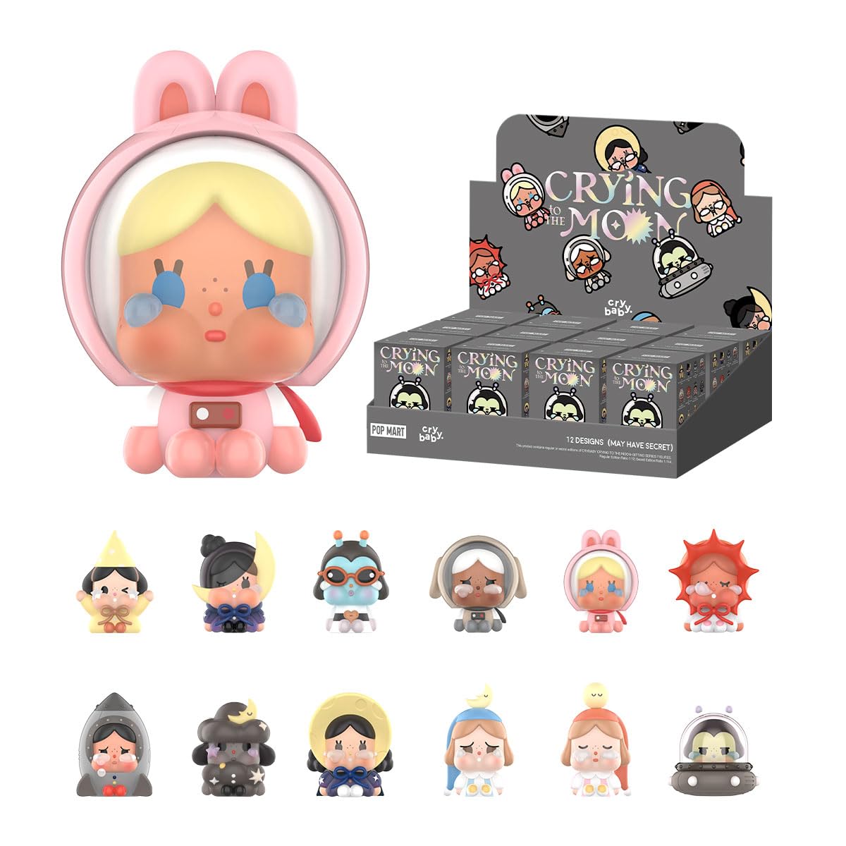 POP MART Crybaby Crying to the Moon Series Action Figures Blind