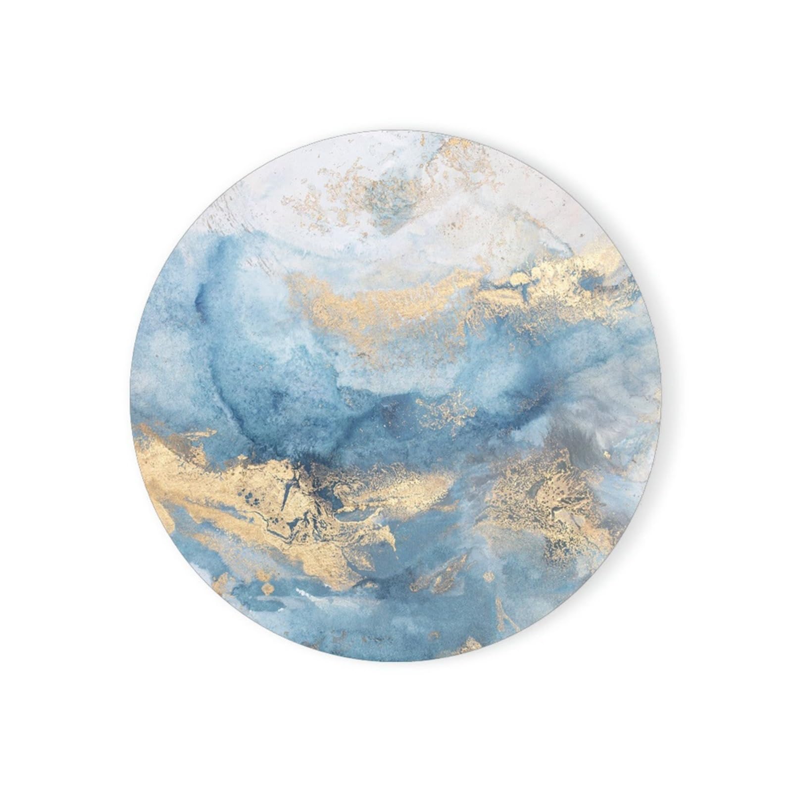 2pcs Absorbent Ceramic Stone Coasters Round Mat Coffee Table Cup Coaster For Room for kitchen(Color3)