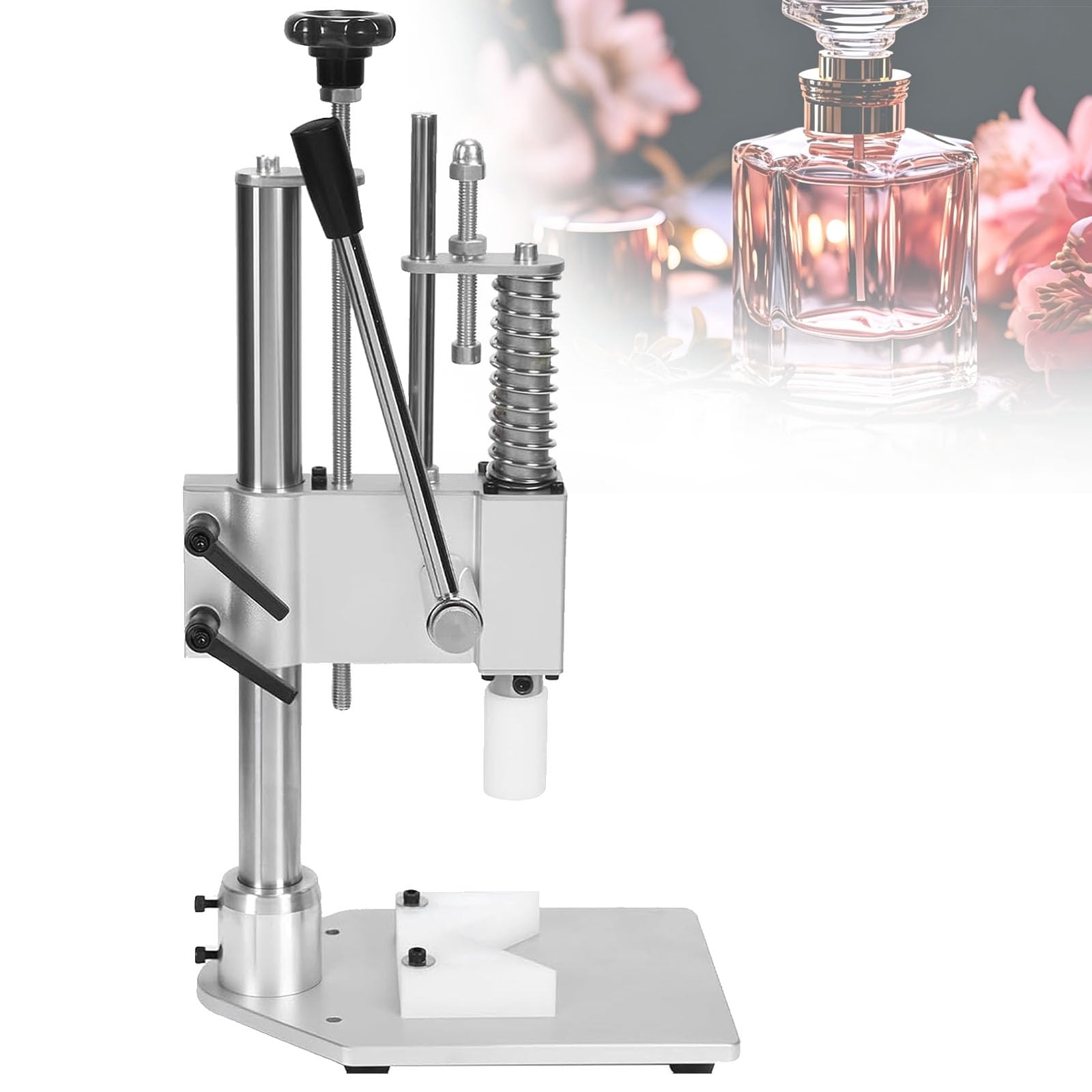 VILA SMO Manual Perfume Crimper, Manual Desktop Perfume Bottle Crimper And Capping Tool Machine, For 13-20mm Caps, Ideal Capping Machine For Perfume Bottles And Spray Bottles 13mm