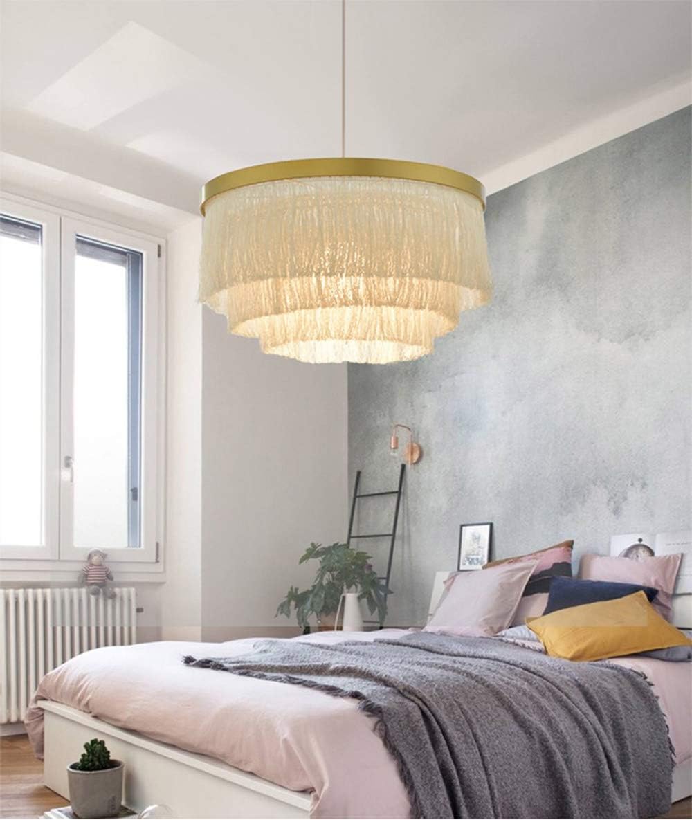 Nordic Romantic Pendant Lighting Tassel Chandeliers Creative Modern Ceiling Lights 3 Tiers in White