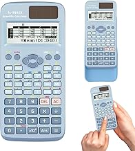 Scientific Calculator, Engineering Calculator, Math Calculator with 552 Functions, 10+2 Digit Display, For Universities, Engineering, Middle School, Offices, Teaching, Blue