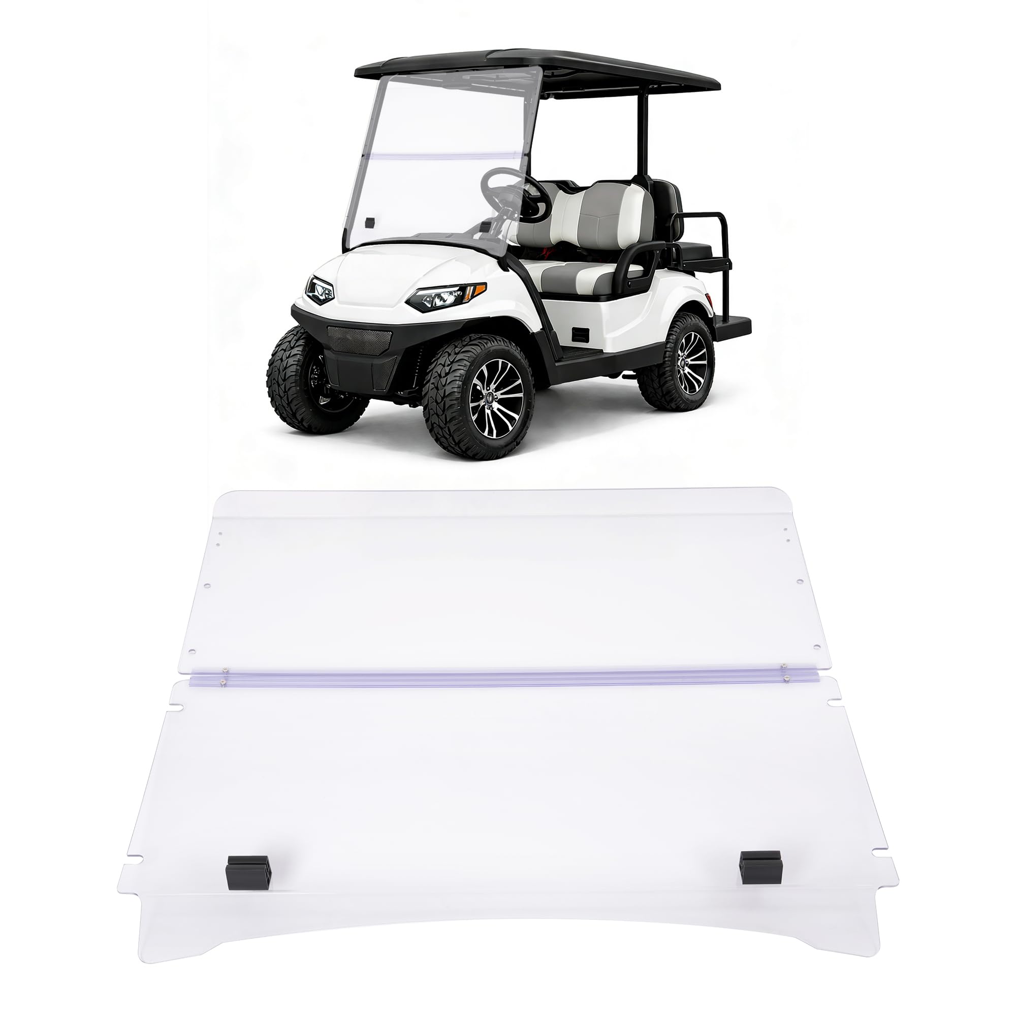 Amazon.com: ECOTRIC Flip Folding Windshield Compatible with ICON