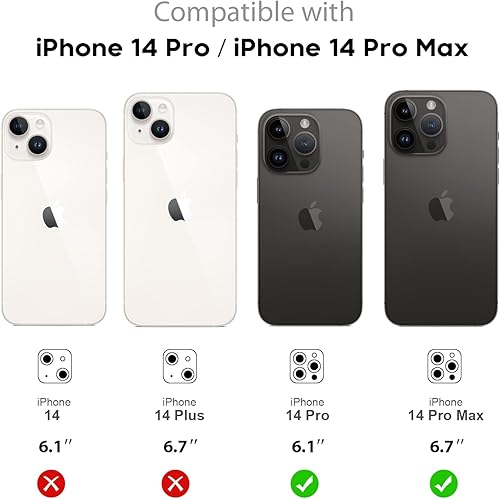 Miniatura 8 de Jeluse Paquete de 3 x 2 protectores de lente de cámara compatibles con iPhone 15 Pro MaxiPhone 15 Pro, cubierta de vidrio templado 9H, protección
