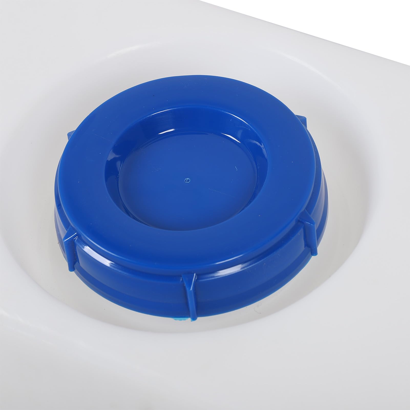 Drfeify Tanque de Retención de Agua Dulce para Vehículos Recreativos de 15 Galones, Tanque de Agua LLDPE para Vehículos Recreativos con Entrada de 130 Mm, Diseño Resistente a Fugas de una Pieza, 750