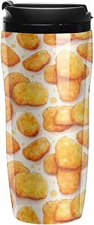 Chicken Nugget Coffee Cup with Lid Travel Coffee Cup Reusable Sports Tumbler 12 Oz for Travel Home