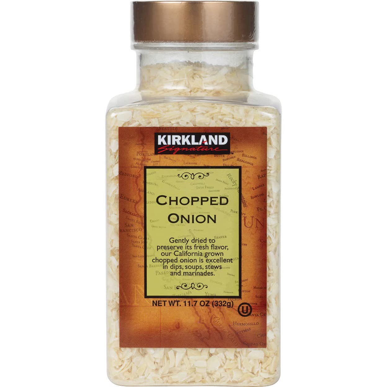 Amazon.com : Kirkland Signature Chopped Onion, 11.7oz : Dried