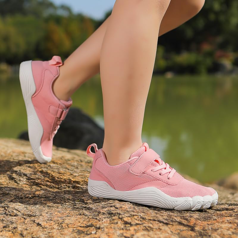 Toddler/Little/Big Kid Barefoot Shoes Boys Trail Running Shoes,Boys Girls Minimalist Athletic Hiking Sneakers,with Wide Toe Box & Zero Drop Sole4